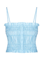 Margarita sky blue top front view