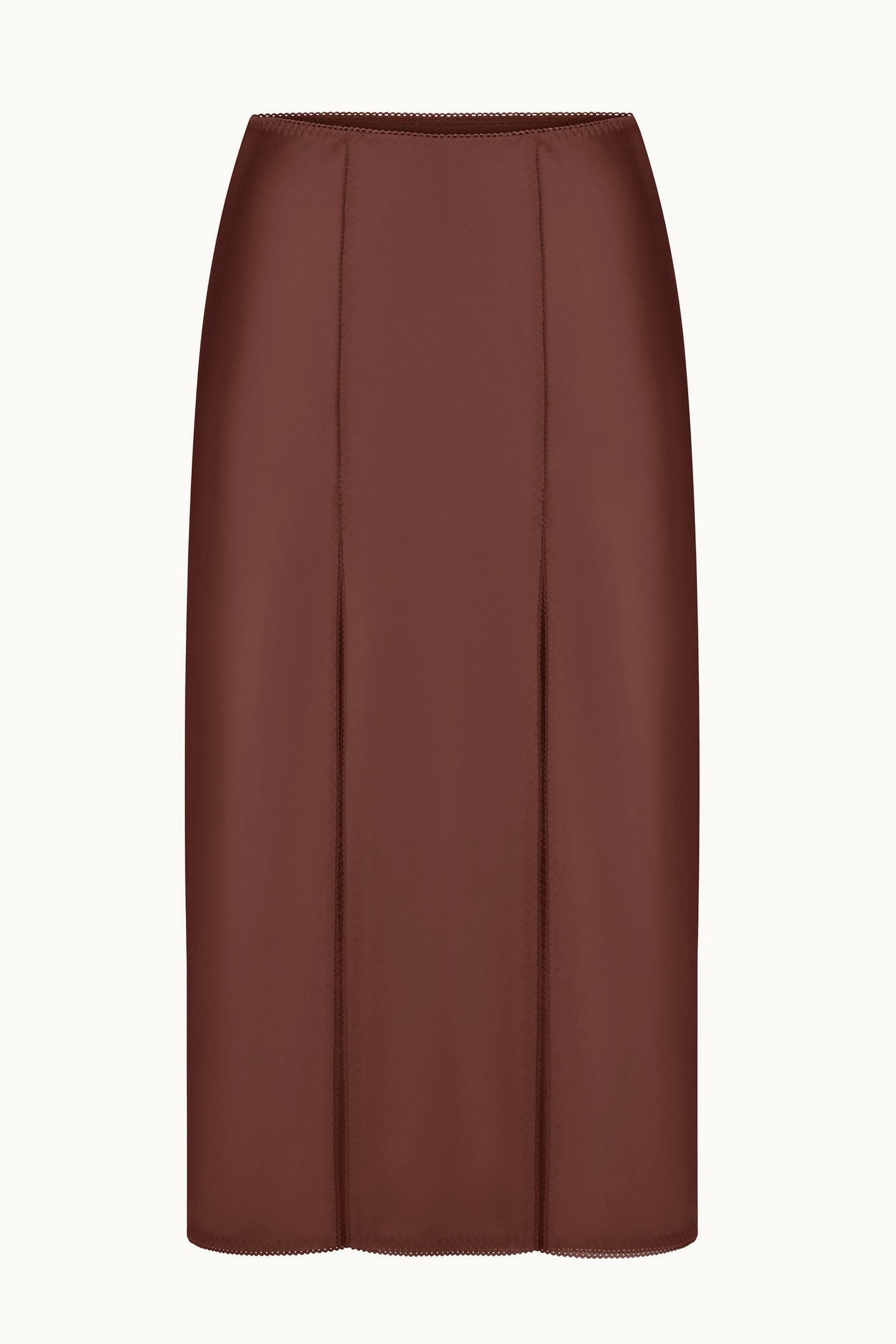 Zhenia brown skirt front view