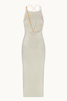 Rivoli white dress back view