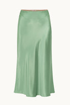 Voleta mint skirt front view