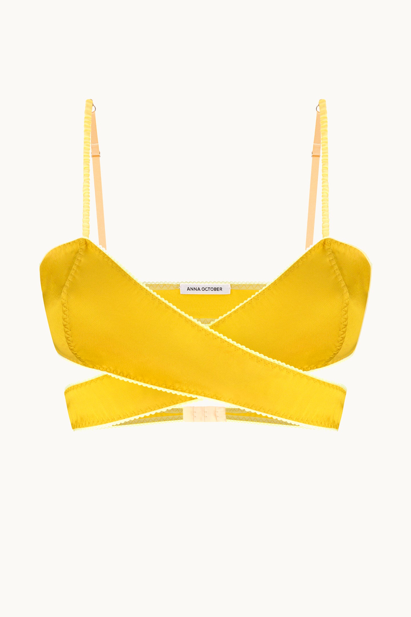 Lotus yellow brassiere front view