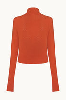 Eliana orange cardigan back view