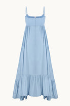 Ciel baby blue dress back view