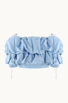 Antoinette baby blue top back view