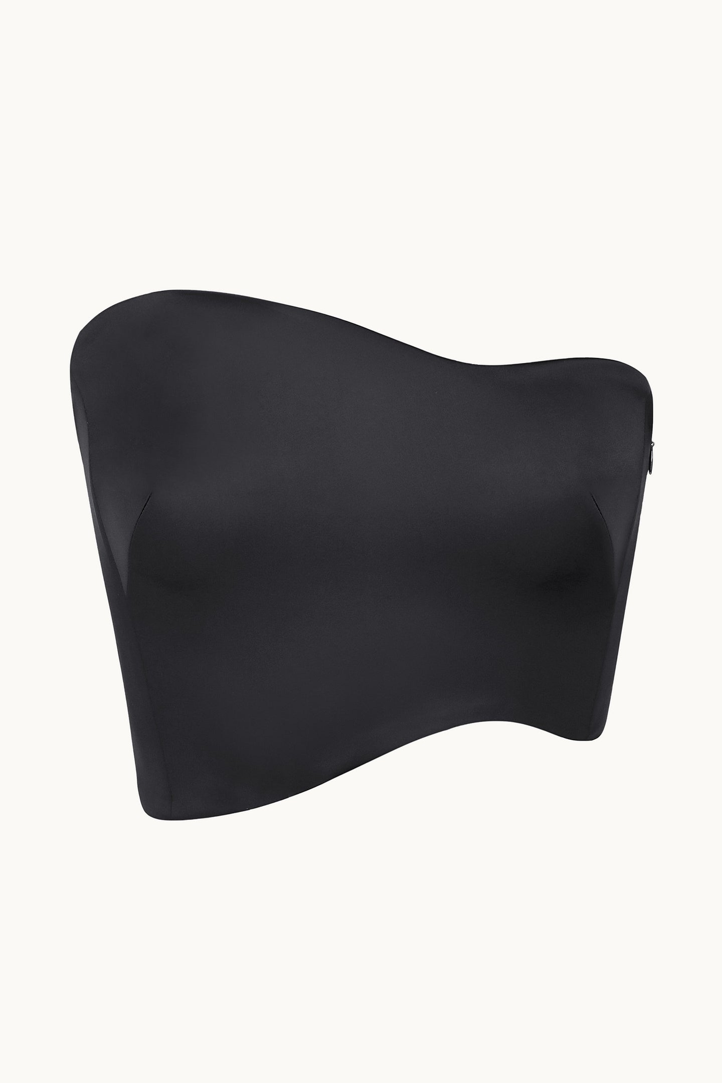 Oriane black corsette front view