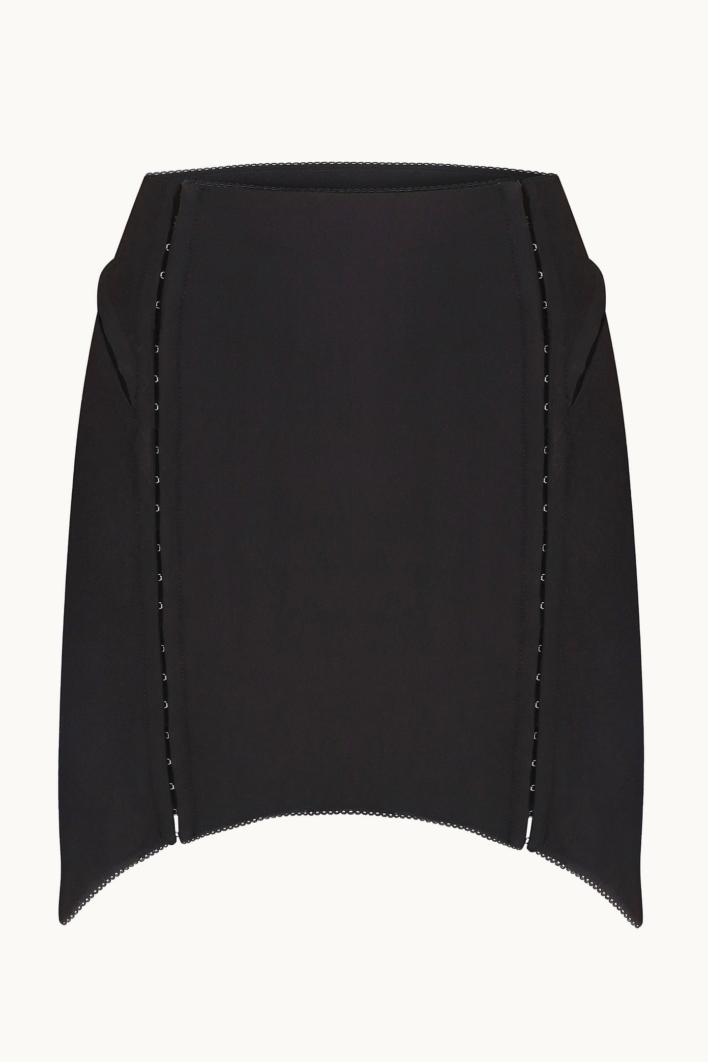 Madi black skirt front view