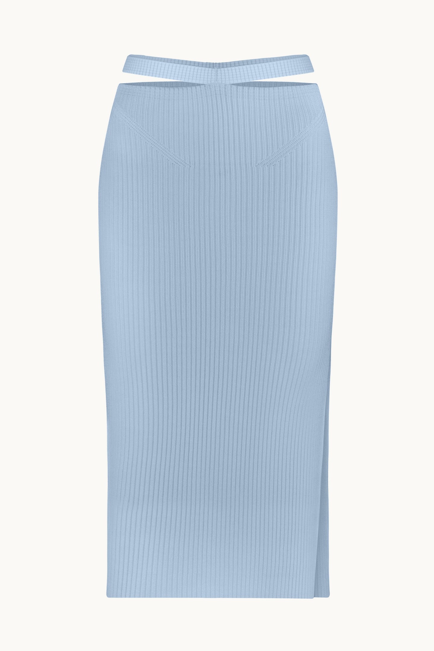 Alizee baby blue skirt front view