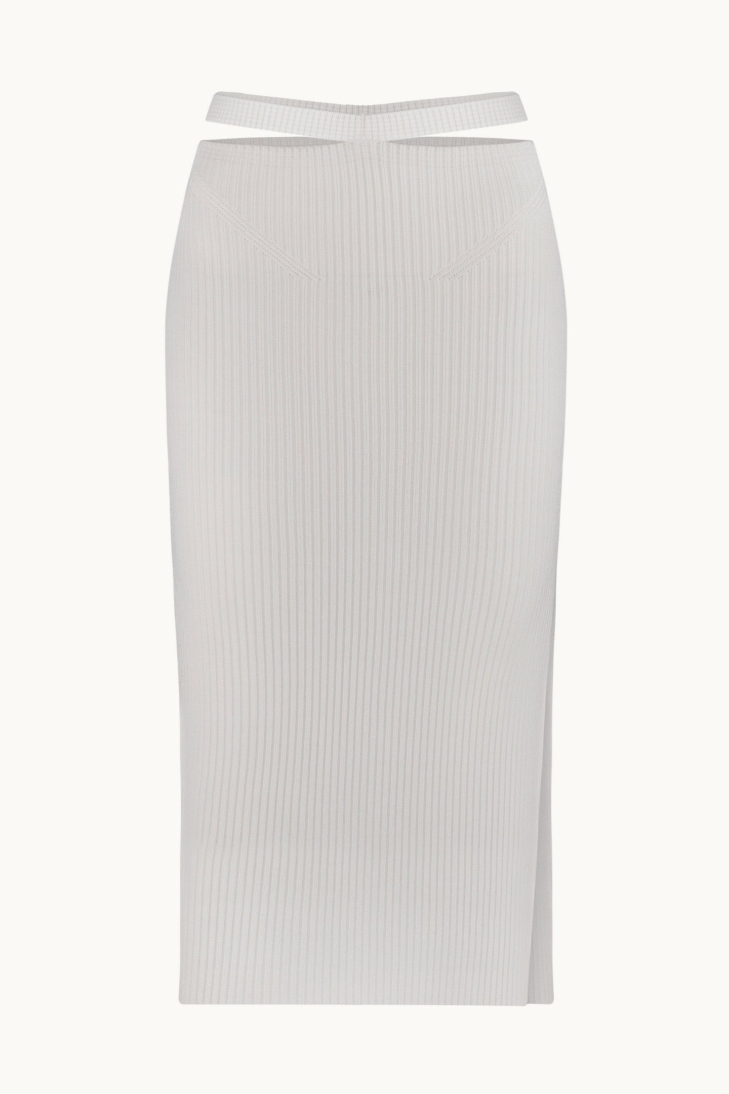 Alizee white skirt front view