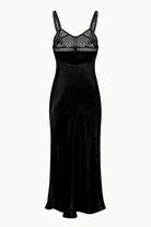 Fosette black dress back view